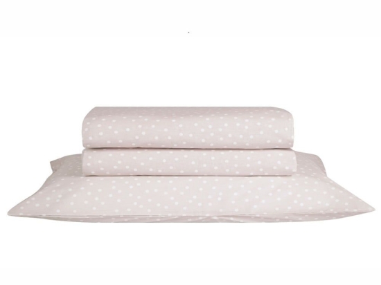 Σεντόνι Leyla 13 Beige Kentia King Size 260x270cm 100% Βαμβάκι