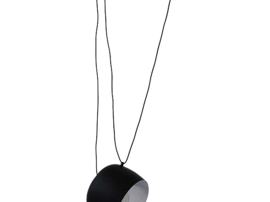 Φωτιστικό Οροφής Jasper 01373 1xΕ27 Φ25x22cm Black-White GloboStar