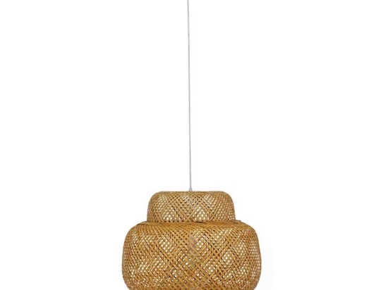 Φωτιστικό Οροφής Maldives 01657 1xΕ27 Φ56x54cm Beige GloboStar