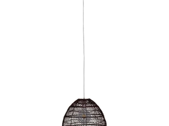 Φωτιστικό Οροφής Malibu 00970 1xΕ27 Φ40x35cm Brown GloboStar