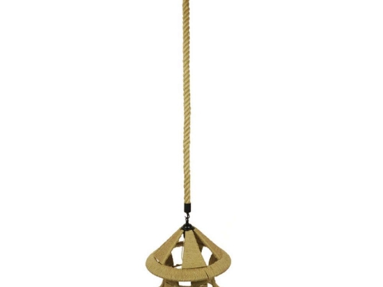 Φωτιστικό Οροφής Solitario 01606 1xΕ27 Φ36x30cm Beige GloboStar
