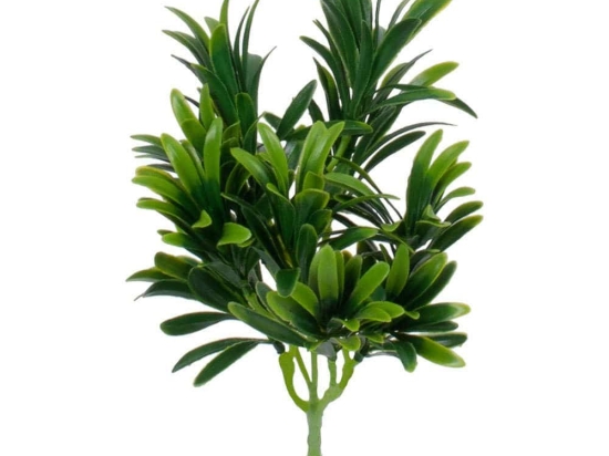 Τεχνητό Κλαδί-Φυτό Japanese Maki 78281 30cm Green GloboStar Πλαστικό, Ύφασμα