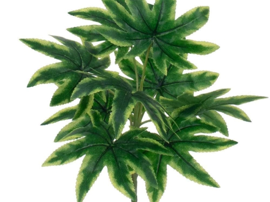 Τεχνητό Κλαδί-Φυτό Rice Paper 78272 30cm Green GloboStar Πλαστικό, Ύφασμα
