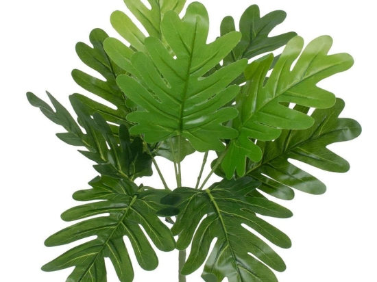 Τεχνητό Κλαδί-Φυτό Tree Philodendron 78299 40cm Green GloboStar Πλαστικό, Ύφασμα