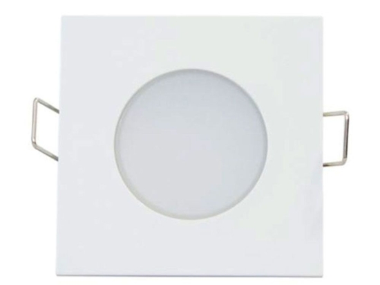 Σποτ Χωνευτό Vera530SW 5W 3000K 400lm White Aca Τετράγωνο Αλουμίνιο