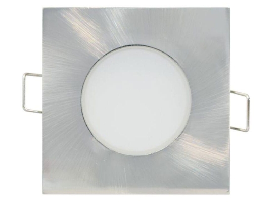 Σποτ Χωνευτό Vera560SNM 5W 6000K 420lm Nickel Aca Τετράγωνο Αλουμίνιο