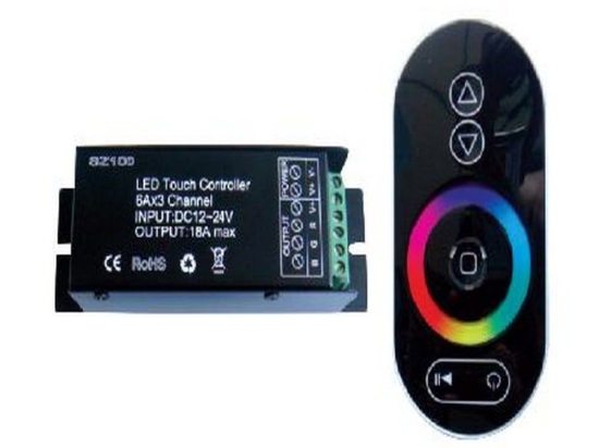 RGB Power Led Controller Με RF Remote Control SZ100-TOUCH Aca
