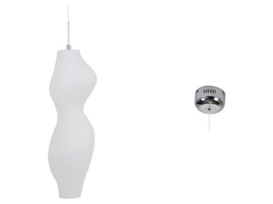 Φωτιστικό Οροφής Led ZM13LEDP15 20W 3000K 1600lm 360o D16ΧH180 White Aca Decor Acrylic