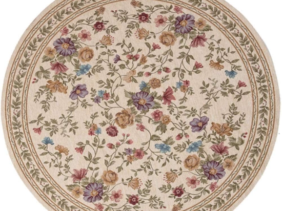 Χαλί Canvas Aubuson 821 J Beige-Pink Royal Carpet 150X150cm Round