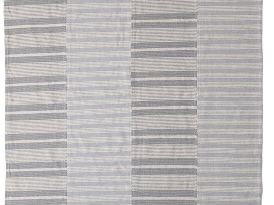 Χαλί Lotus Cotton Kilim 066 Grey/White Royal Carpet 070x140cm
