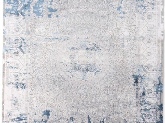 Χαλί Bamboo Silk 6794A Light Grey-Dark Blue Royal Carpet 240X300cm