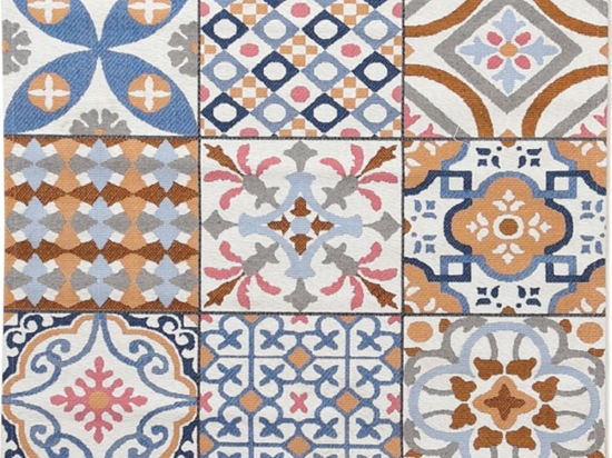 Χαλί Canvas 213 X Beige-Blue Royal Carpet 75X150cm