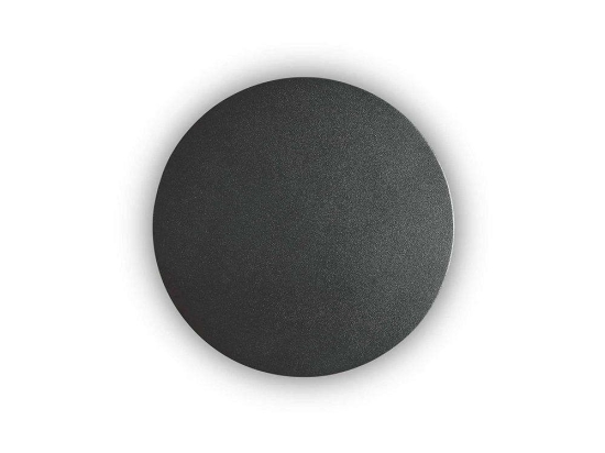Φωτιστικό Τοίχου Cover Round 195742 15x5cm LED 9,5W 3000K Black Ideal Lux