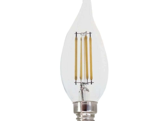 Λαμπτήρας Led FLAM4WWTIP E14 4W 2700K 480lm Clear Aca