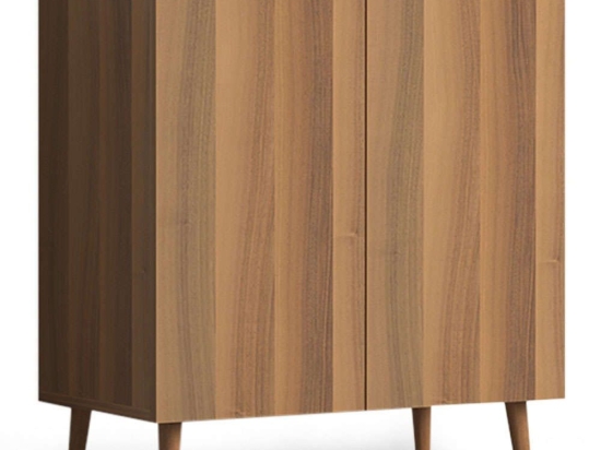 Παπουτσοθήκη Luce 0117677 70x35x85cm Walnut Μελαμίνη
