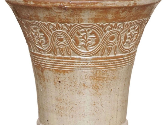 Κασπώ Πήλινο 06-00-21274-L 06-00-21274-L Φ62x54cm Ecru-Terracotta Marhome Πηλός