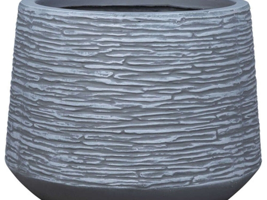 Κασπώ Πήλινο 06-00-23206-L Φ64x48cm Light Grey Marhome Πηλός