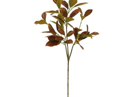 Τεχνητό Κλαδί Δάφνη 00-00-1867-4 81/29cm Green-Orange Marhome Συνθετικό Υλικό