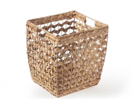 Καλάθι Romano 29X29X28 Natural Nef-Nef Υδροϋάκινθος