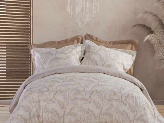 Σεντόνια Enver (Σετ 4τμχ) Beige Nef-Nef King Size 270x280cm 100% Βαμβάκι