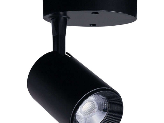 Φωτιστικό Οροφής - Σποτ Iris Led 7W 8994 Black Nowodvorski Αλουμίνιο, Πλαστικό