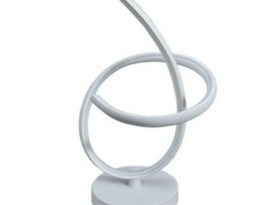 Φωτιστικό Επιτραπέζιο Giove/LB 2475 Φ18x40,5cm 26W White Sikrea Αλουμίνιο,Ακρυλικό