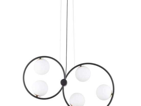 Φωτιστικό Οροφής Aqua 5 33477 16x70x90cm 5xG9 12W Black Sigma Lighting