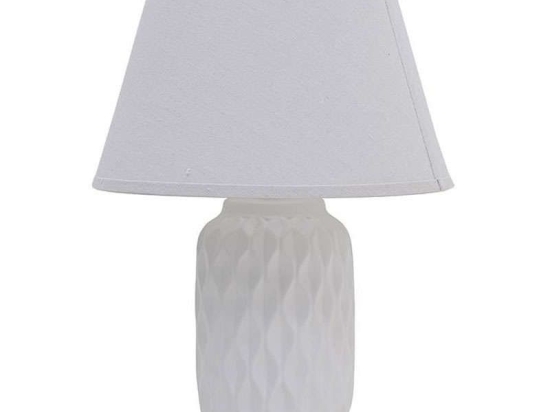 Φωτιστικό Επιτραπέζιο 3-15-959-0053 Δ36Χ53 White-Ivory E27 Inart Κεραμικό
