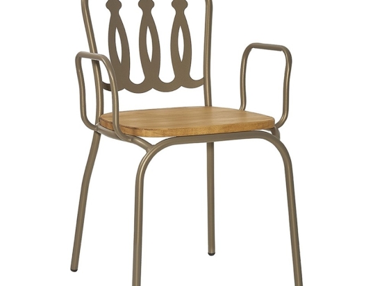Καρέκλα Talia-3/P-W 02-00-0905 53x54x88cm Cappuccino-Oak