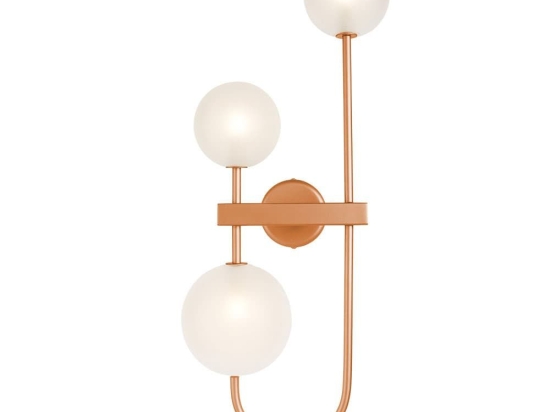 Φωτιστικό Τοίχου 01481 3xG9 67x30cm Copper Luma