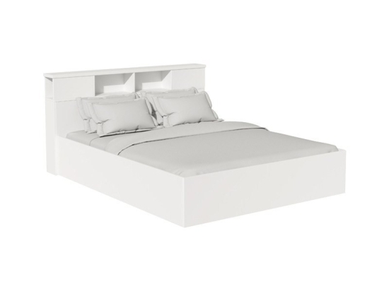 Κρεβάτι Olympus (Για Στρώμα 140x200cm) 123-000218 147,7x221x84cm White Ημίδιπλο