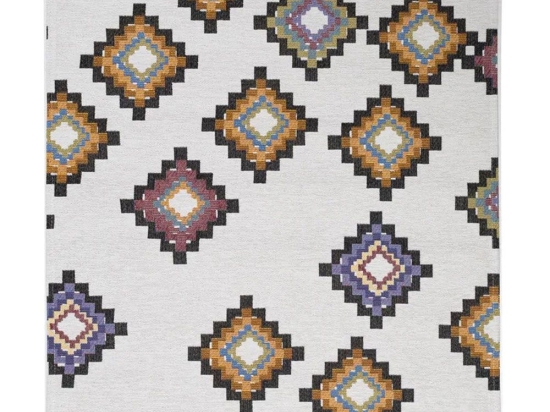 Χαλί Canvas 712 W White-Multi Royal Carpet 75X150cm Chenille