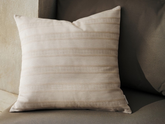 Μαξιλαροθήκη Διακοσμητική Laurel 731/04 Hemp Beige Gofis Home 50X50 Βαμβάκι-Πολυέστερ