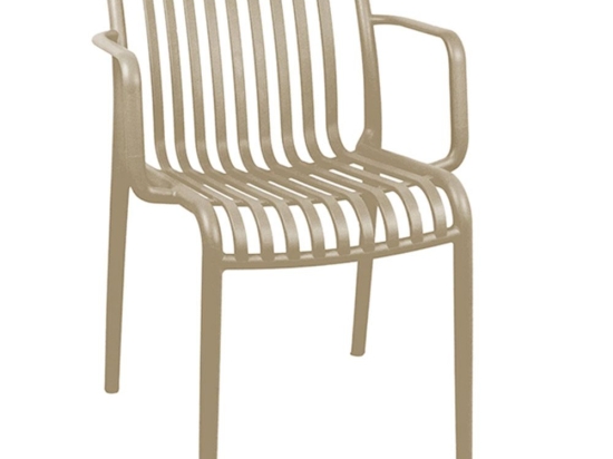 Πολυθρόνα Parma-S 21.0056 55x56x79cm Cappuccino Zita Plus