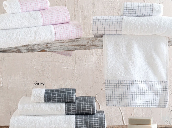 Πετσέτες Pacify (Σετ 3τμχ) Pink Ρυθμός Σετ Πετσέτες 70x140cm 100% Πενιέ Βαμβάκι