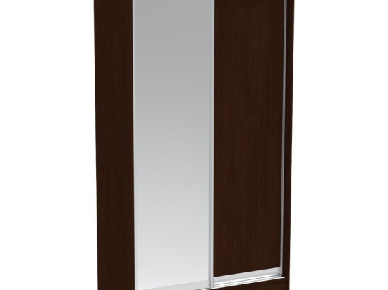 Ντουλάπα Δίφυλλη Korredor 361-000049 120x60x220cm Wenge Δίφυλλη