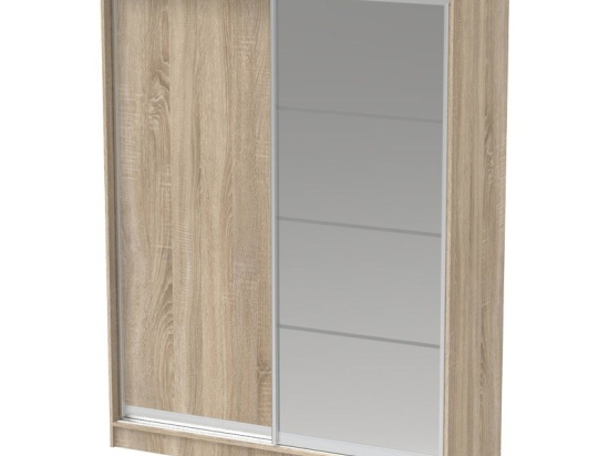Ντουλάπα Δίφυλλη Korredor I 361-000050 160x60x220cm Sonoma Δίφυλλη