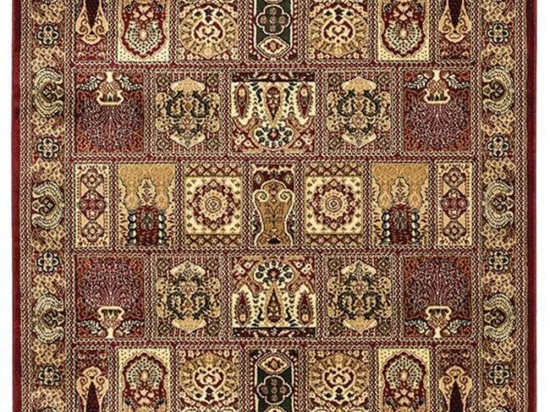 Χαλί Persia 6283 Burgundy Με Κρόσσι New Plan 133X190cm