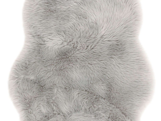 Χαλί Auckland Luxury Faux Sheepskin Silver Asiatic London 70X100cm