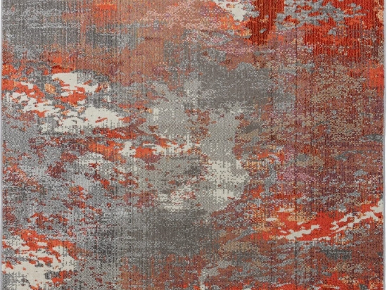 Χαλί Colores Cloud C012 Magma Terracotta-Grey Asiatic London 160X230cm