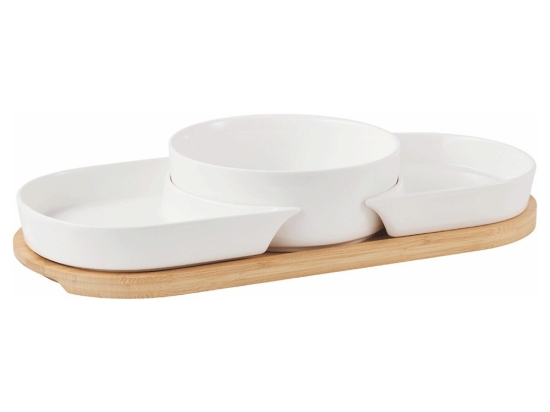 Ορντερβιέρα 3 Θέσεων 2139 65.000.149 White-Natural Cryspo Trio