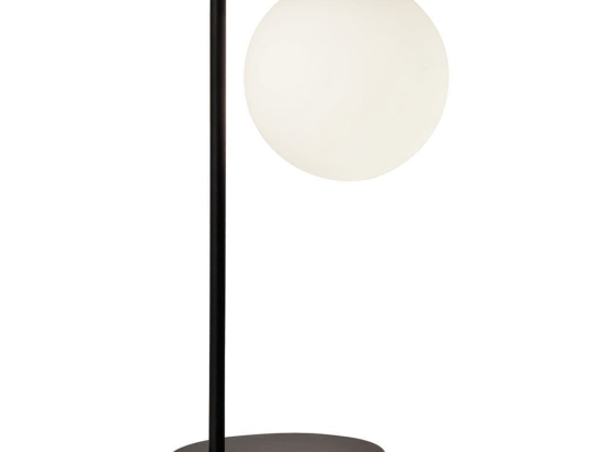 Επιτραπέζιο Φωτιστικό Danae 4219301 Black Viokef Μέταλλο,Γυαλί