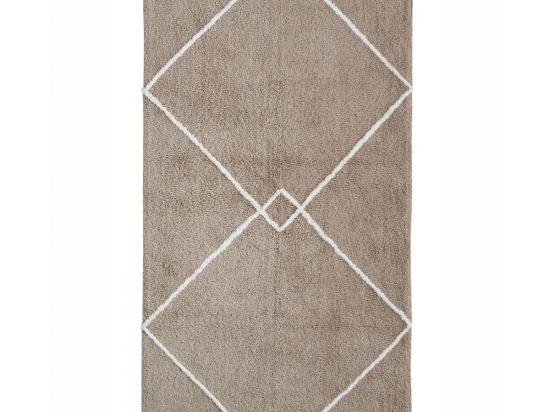 Πατάκι Μπάνιου Veda 04 Taupe Kentia 50 X 80 100% Cotton