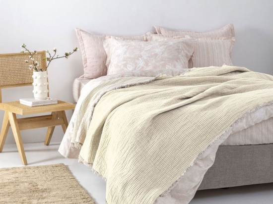 Κουβέρτα Mous Natural Palamaiki Υπέρδιπλo 250x240cm 100% Βαμβάκι