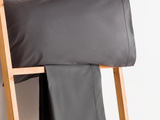 Σεντόνι Με Λάστιχο Σύνθεση - 502 Anthracite  Vesta Home King Size 180x230cm 100% Βαμβακερό Περκάλι