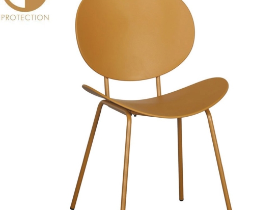 Καρέκλα Futura 27-0228 51x50x80.5cm Yellow