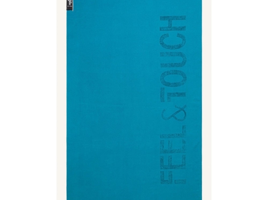 Πετσέτα Θαλάσσης Sunny Oceano Feel & Touch Θαλάσσης 90x180cm 100% Βαμβάκι