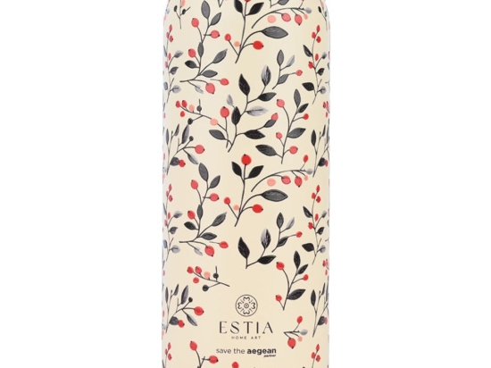 Ποτήρι - Θερμός Bloom Beige Save The Aegean 01-31213 500ml Beige-Multi Estia