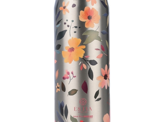 Ποτήρι - Θερμός Silver Botanic Save The Aegean 01-31299 500ml Silver-Multi Estia