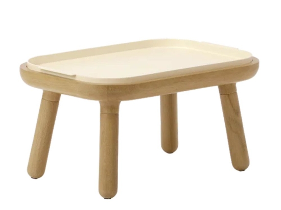 Τραπεζάκι Χαμηλό Paff 5610C5610-1C5615 50x35x27cm Oak Pearl White Umage
